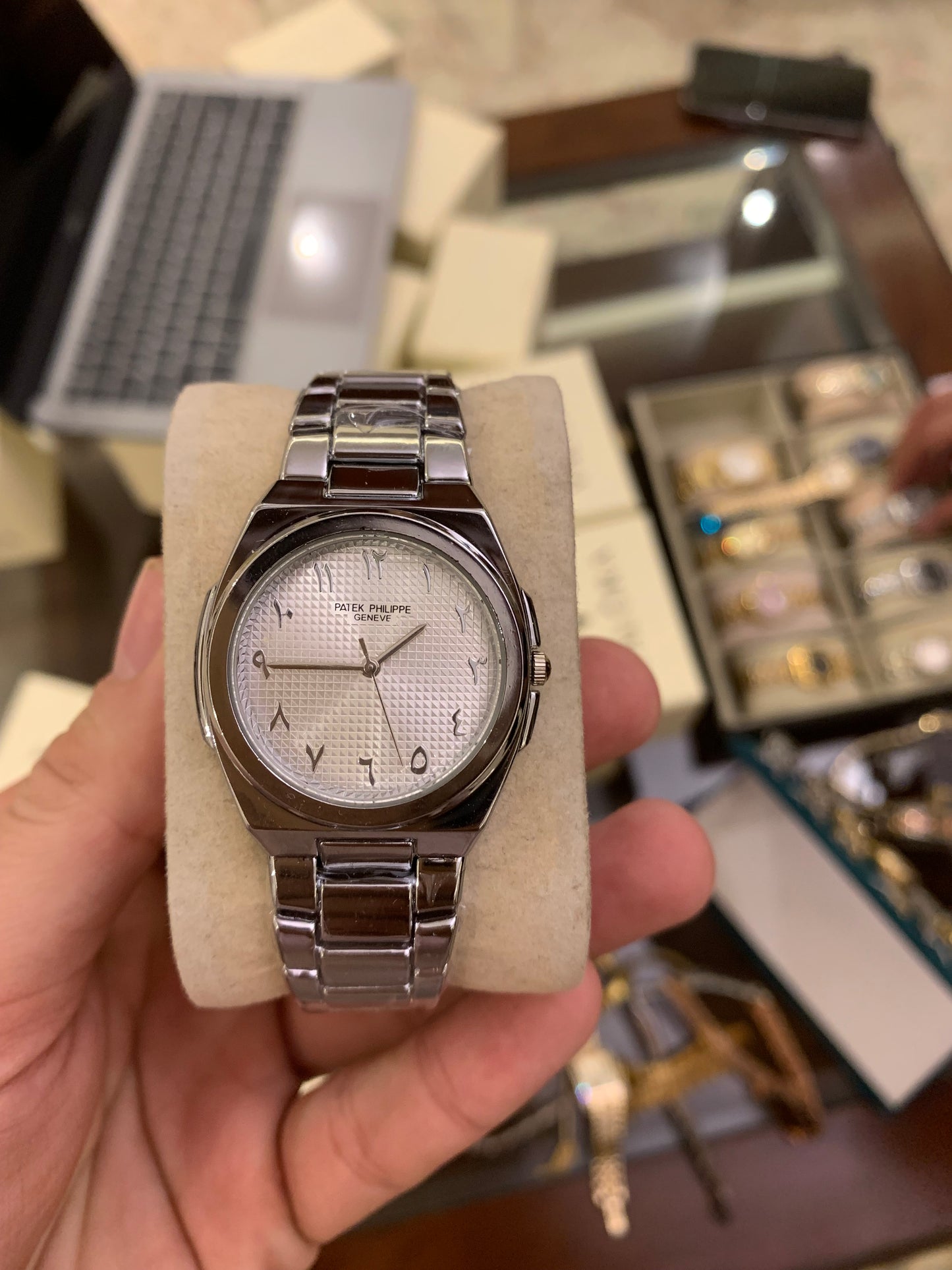 Pa-tek Phil-ippe Arabic Silver