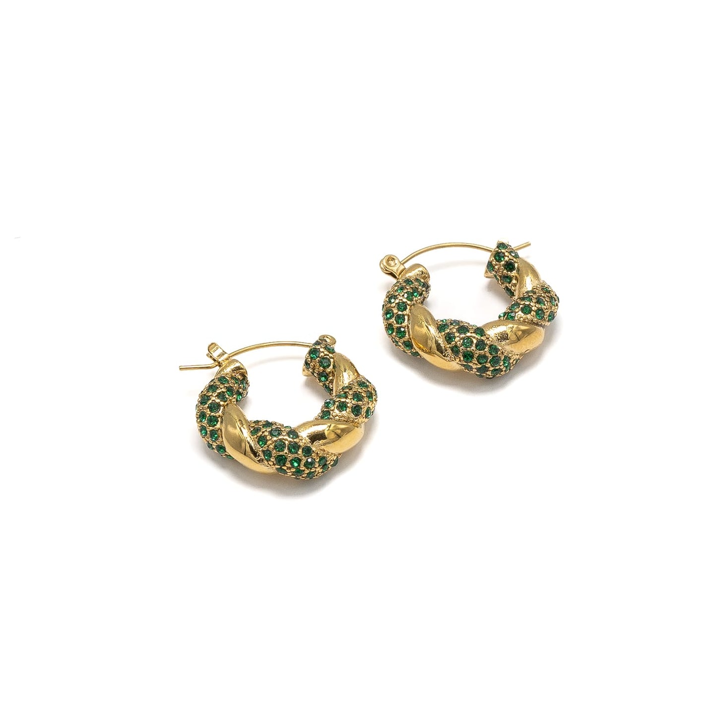 Donna Crystal Twisted Earring