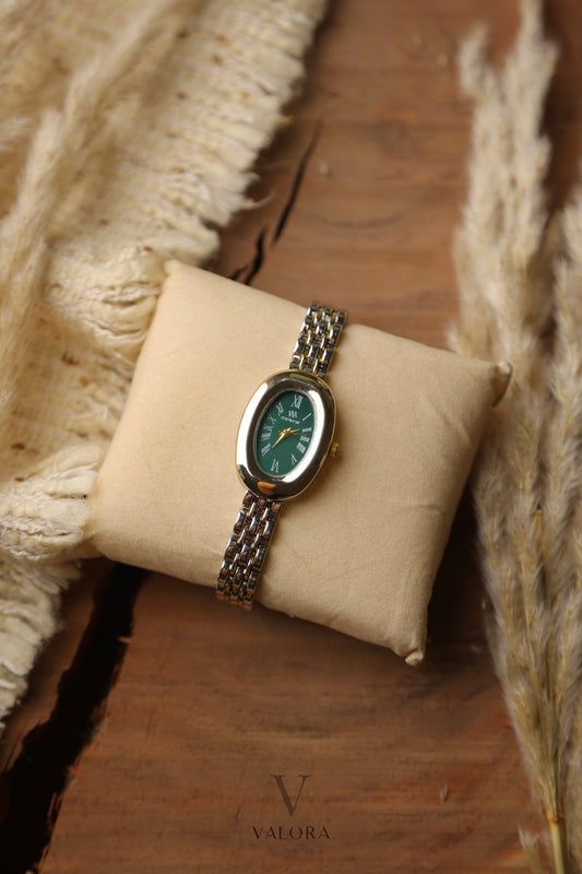 MW Oval Green Dial