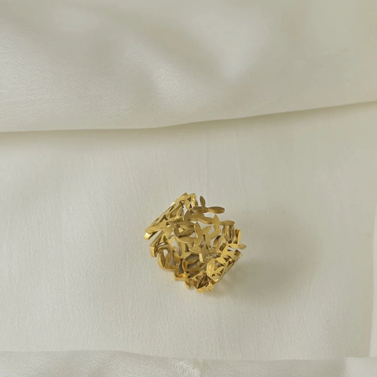 Leaf Adjustable ring