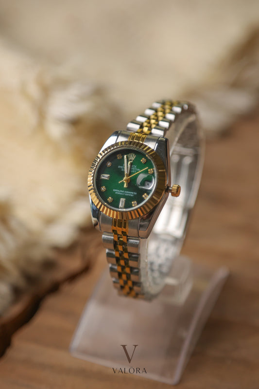 Rol-ex Twotone Green Edition Premium