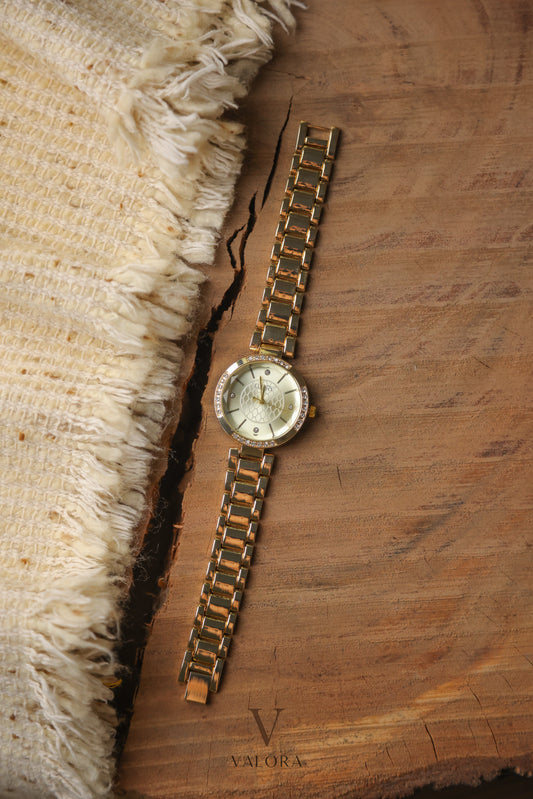 Glo-ry Round Diamond Golden