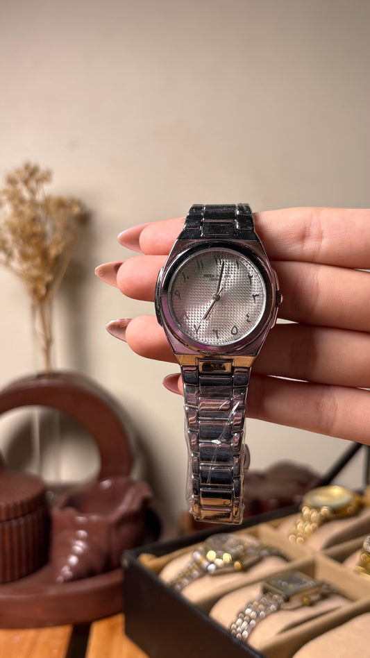 Pa-tek Phil-ippe Arabic Silver