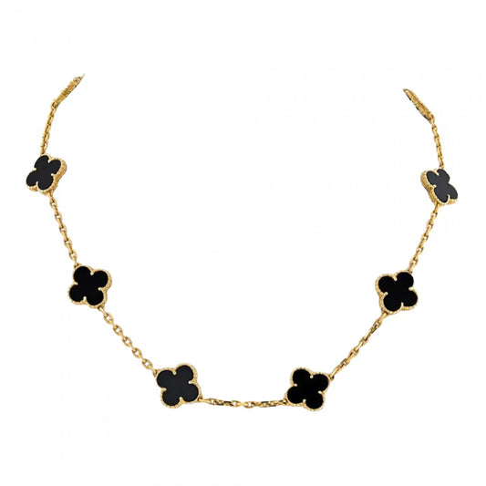 5 leaf clover Necklace