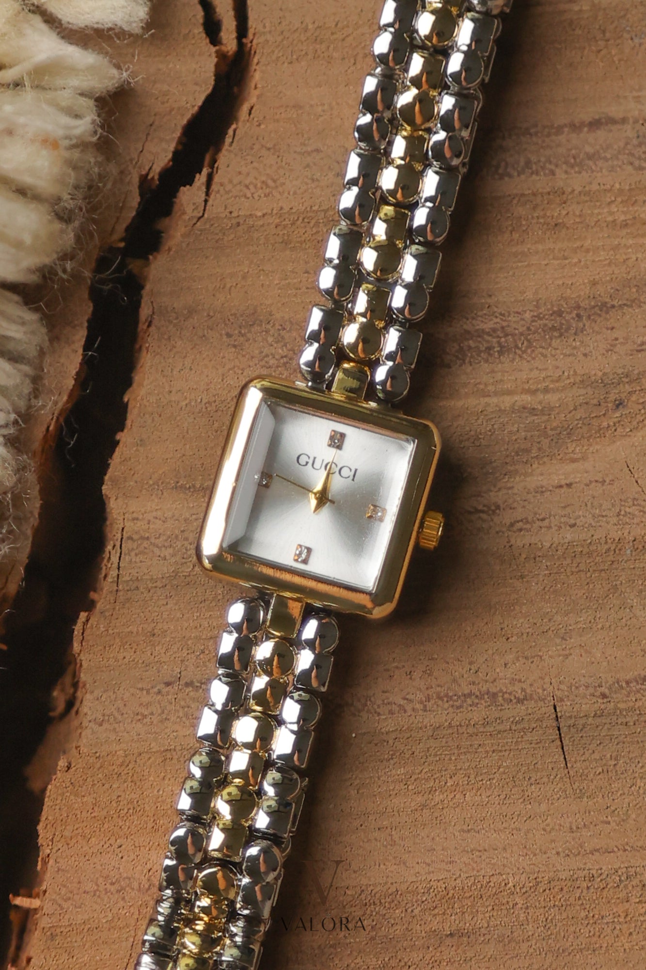 Gu-cci Twotone Square Dial