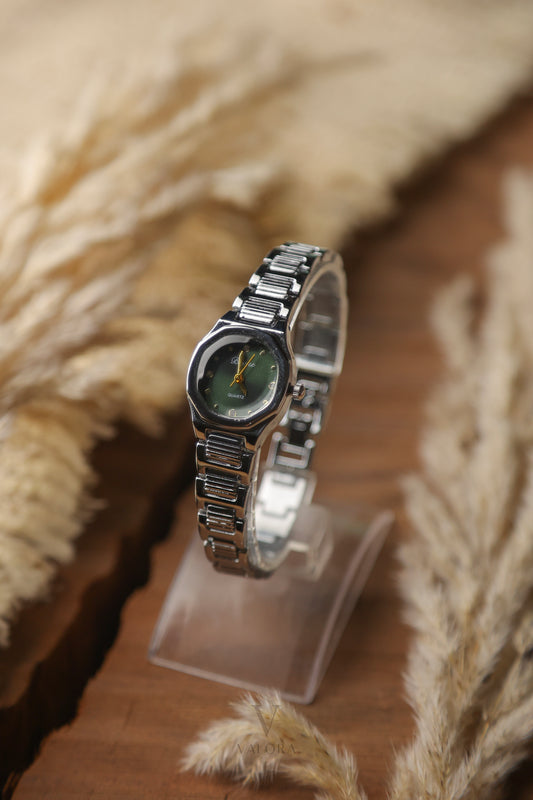 Baoke Silver Green Dial