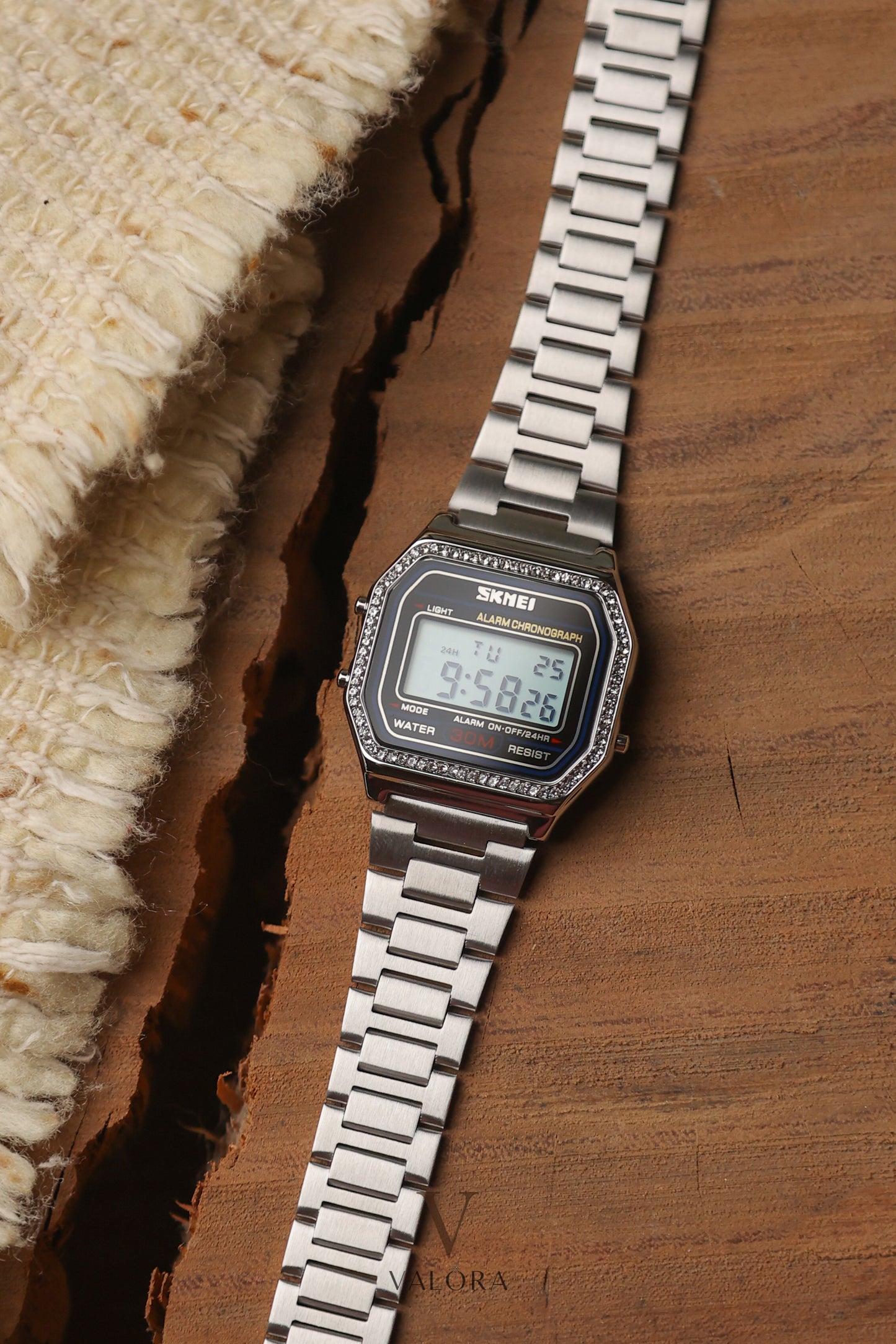 Sk-mei Golden Vintage Silver Bezel