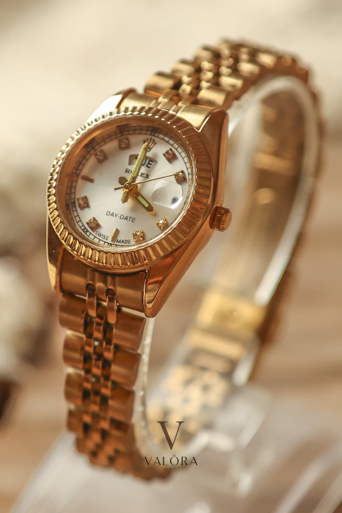 Rol-ex Mini Silver Dial