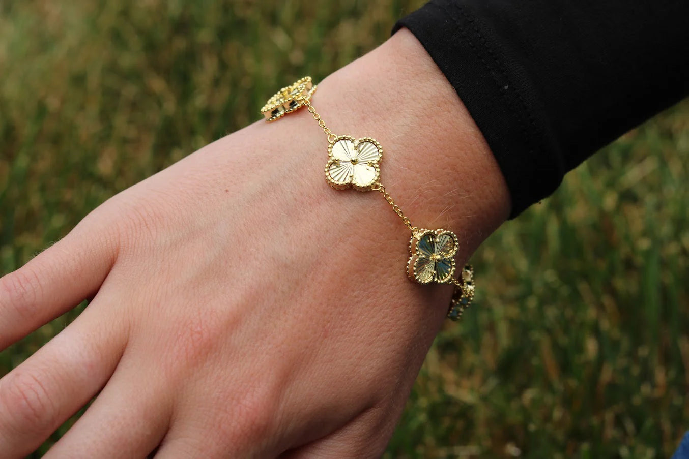 Golden Clover Bracelet